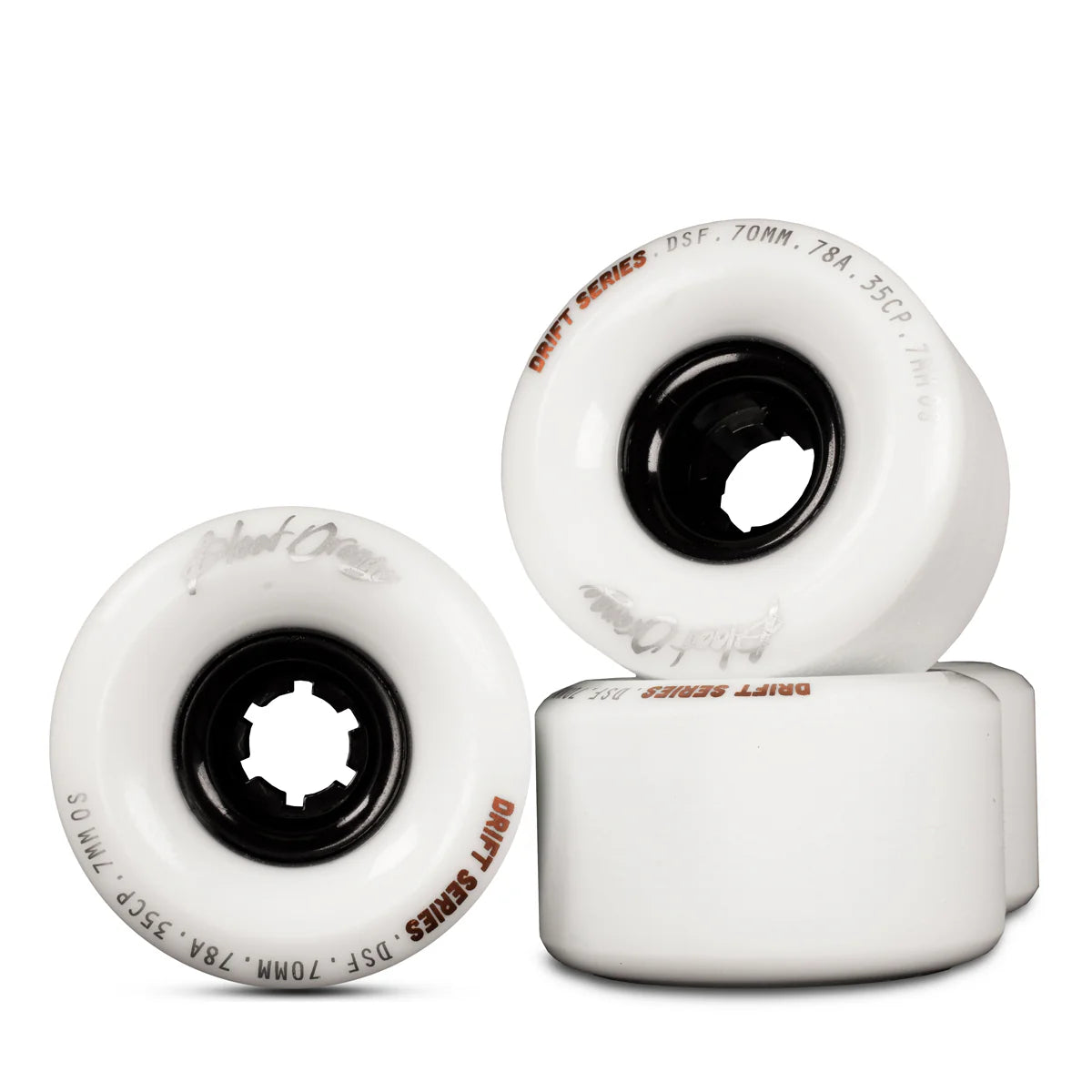 Drift Series 70mm Freeride Wheels - Blood Orange