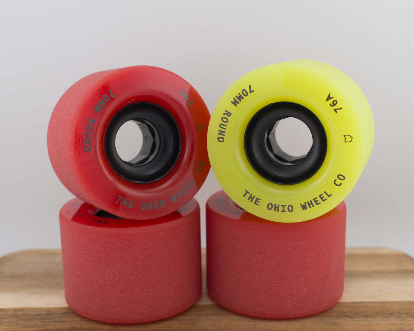 Round Lip 70mm 76a Freeride Wheel - Ohio Wheel Co.