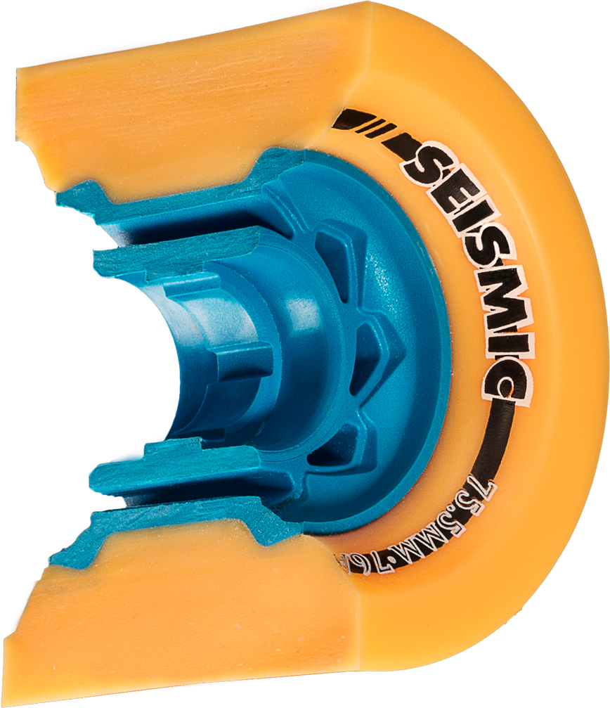 75.5mm ALPHA Wheels - Seismic Skate Systems
