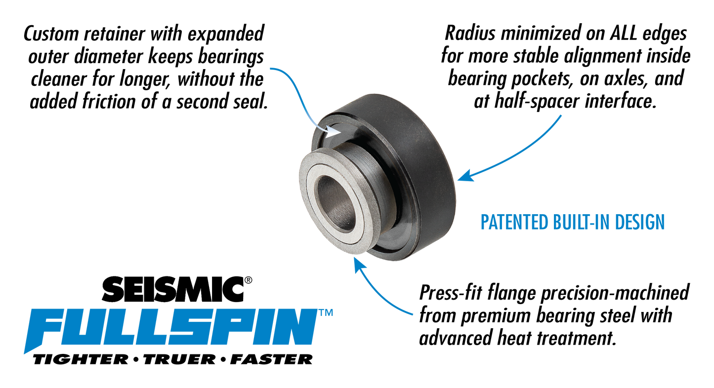 Fullspin 7-Ball Steel XT Built-In Bearings - Seismic