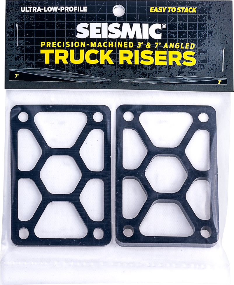 Angled Truck Risers - Seismic Skate's Systems
