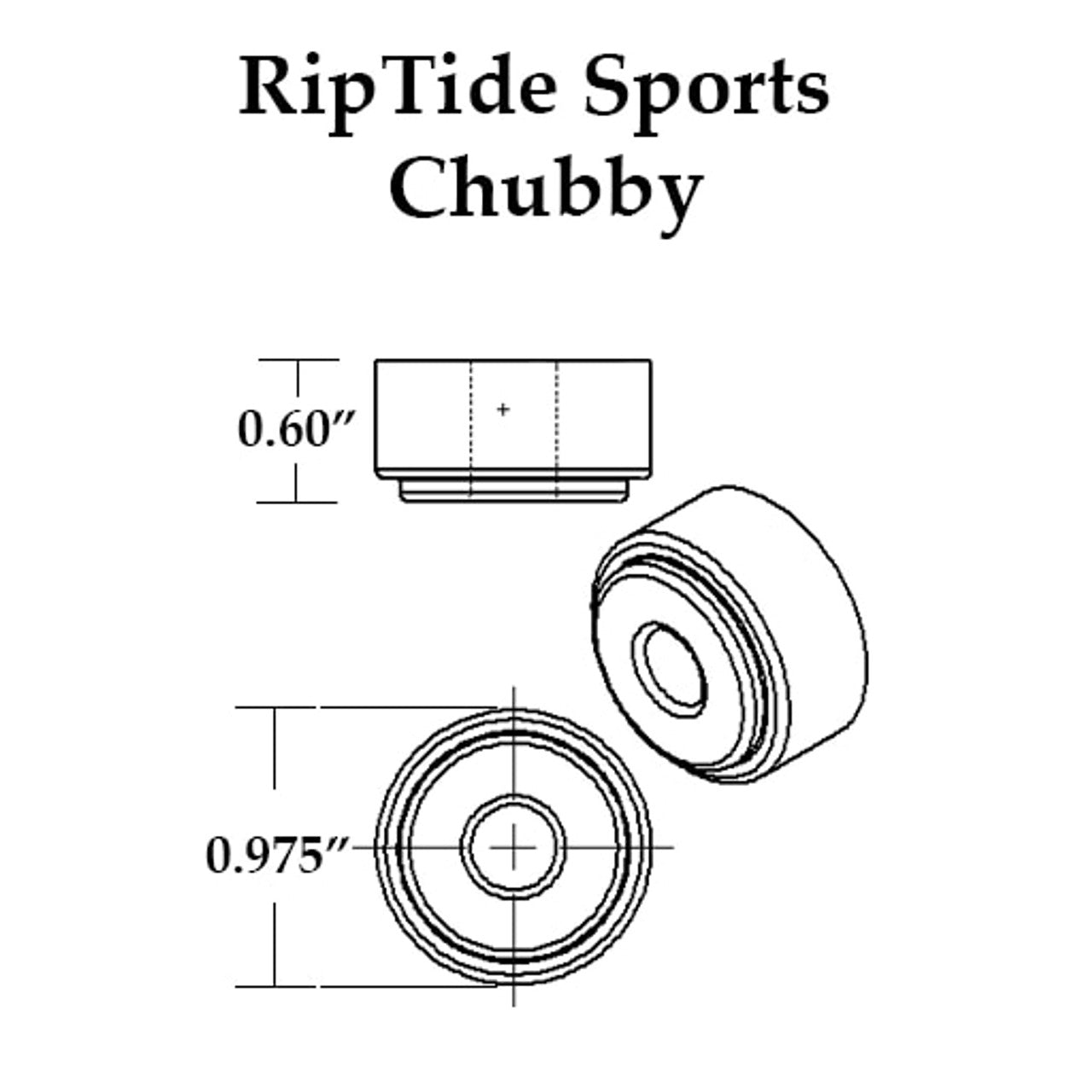APS Chubby Bushing (0.6") - RipTide Sports