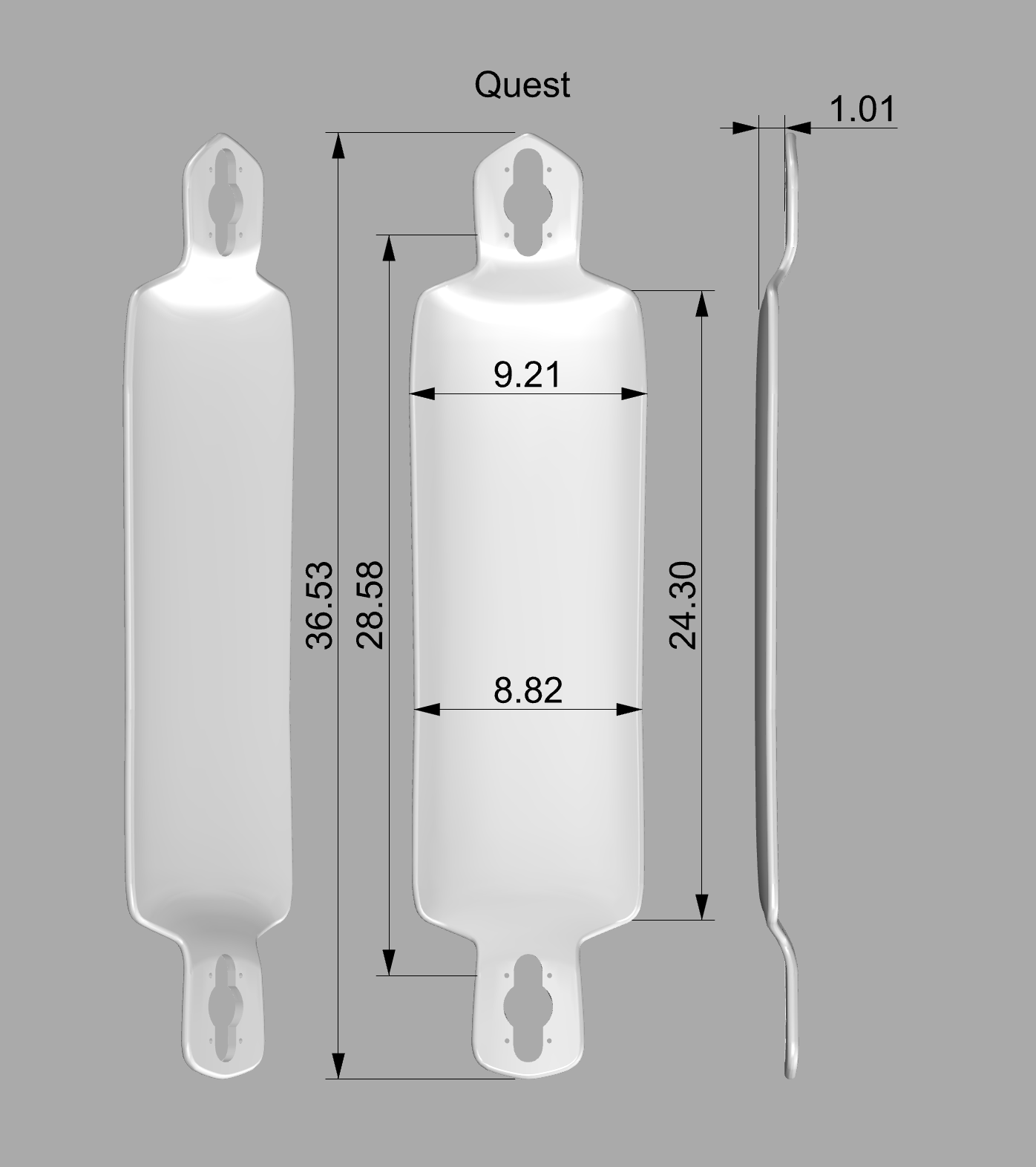 Quest Longboard Deck - Pantheon Boards