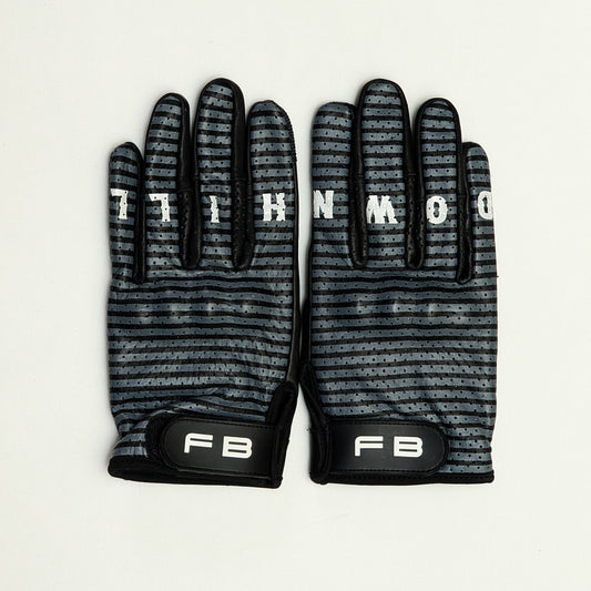 Downhill Slide Gloves Grey Stripe - Freebrake